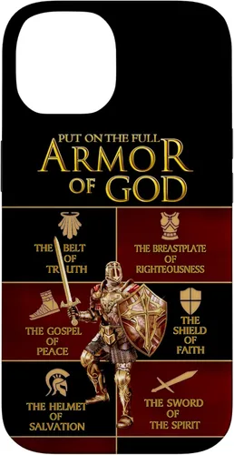 Vista 4 de Warrior of God Put On The Full Armor of God Funda para iPhone 17