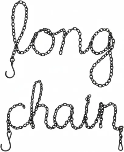 Vista 11 de EBOOT 2 piezas cadena colgante para comederos de pájaros, macetas, linternas y adornos (negro, 9.5 pulgadas)