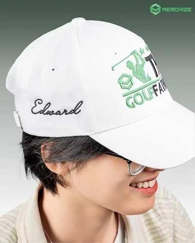 Vista 4 de MacCoffee Gorra bordada de rugby Springboks, sombrero sudafricano, Springboks Rugby, Personalización Nombre Equipo Springboks Rugby Cap White, Blanco