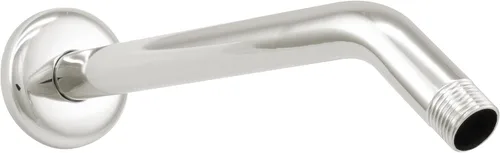 Vista 13 de Westbrass A302-1-62 1/2" IPS x 10" Brazo de ducha de montaje en pared con brida de agarre seguro, negro mate