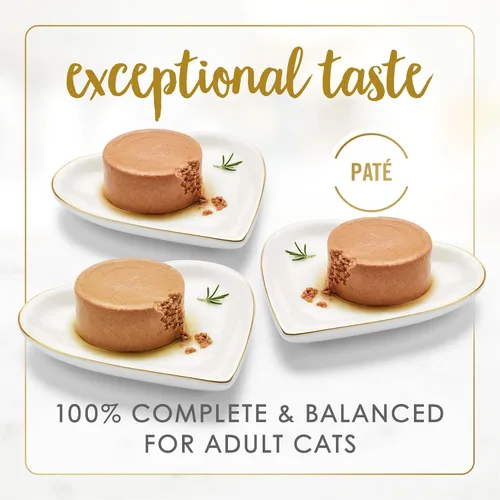Vista 3 de Fancy Feast Poultry and Beef Feast Classic Pate Collection - Paquete variado de alimentos húmedos para gatos, sin granos, (paquete de 30), latas