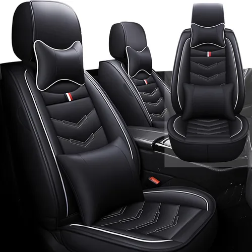Vista 23 de Funda de asiento de automóvil para Toyota Highlander 2001-2025, fundas de cojín de vehículo duraderas, resistentes al desgaste, impermeables
