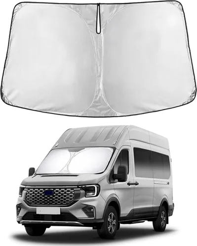 Vista 245 de Parasol para parabrisas para Rivian R1S 2022-2024 2025 compatible con EcoNour material de poliéster 240T, visera solar para coches, reflector que