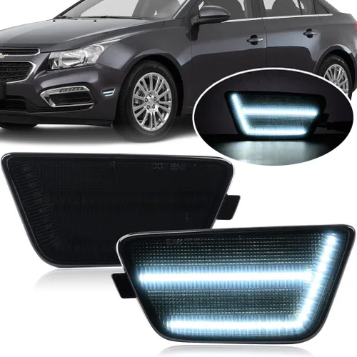 Vista 8 de NJSBYL Conjuntos de luces de posición lateral LED para Cruze 2011 2012 2013 2014 2015 2016 Chevy Cruze Diesel Eco L LS LT LTZ, luces de posición