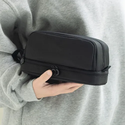 Vista 6 de CICIMELON Estuche para lápices de gran capacidad con 4 compartimentos, bolsa para lápices de múltiples ranuras, organizador estético de suministros