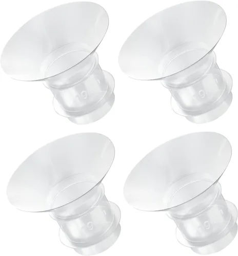 Vista 8 de 4 piezas de inserción de brida de 0.51 pulgadas compatibles con Medela/Spectra/Willow/TSRETE/Momcozy S9/S12/S9Pro/S12Pro protectores de extractor