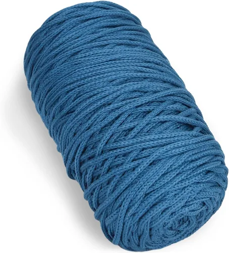 Vista 30 de SIMEIQI 200g de hilo de algodón hueco para tejer y ganchillo, hilo redondo de tela para bolso de mano DIY, cesta de mano, cojín, bolsa de ganchillo