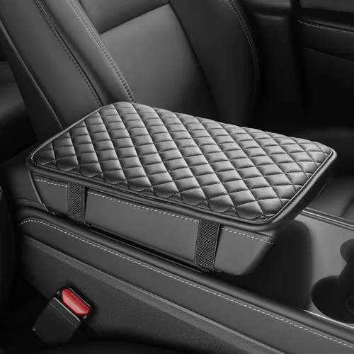 Vista 3 de HighnessHwoo Fundas para Apoyabrazos de Coche, Cubierta para Consola Central del Vehículo, Almohadillas Organizadoras de Almacenamiento Central