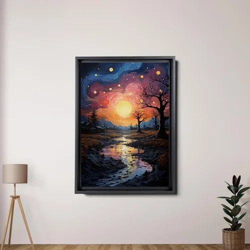 Vista 6 de The Stroll by Vincent Van Gogh, Hiking Art Print,Van Gogh Nature Art,Van Gogh Tree,Stroll Wall Art, Nature Lover Gift,Van Gogh Scenery Print