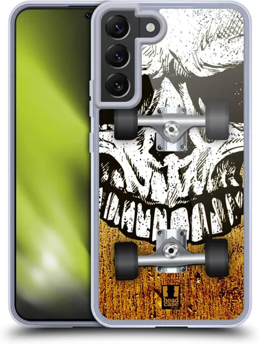 Vista 8 de Head Case Designs Flight Skateboards Gel Case [Military Grade Protection] Compatible with Samsung Galaxy S22+ 5G and Compatible with MagSafe