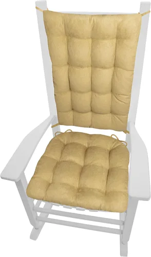 Vista 11 de Barnett Home Decor Cojines de microgamuza para mecedora, relleno de espuma de látex, cojín para el respaldo y el respaldo, gamuza vegana
