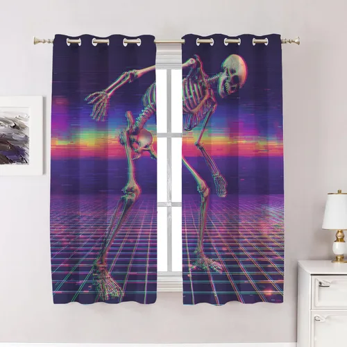 Vista 62 de Maritime Ocean Cafe Curtains,Anchors Nautical Art Blackout Tier Curtain Multilayer Polyester Short Kitchen Drapes 2 Pack 26X24 Inches