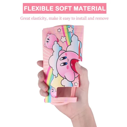 Vista 4 de TIKOdirect Protective Case for Nintendo Switch, Soft Full Skin Protective Cover with Pretty Cute Pattern, Silicone Slim Shockproof Back and Grip