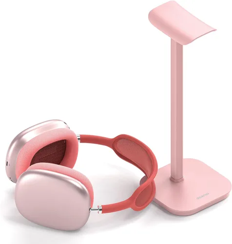Vista 12 de Soporte para Auriculares, Soporte para Auriculares de Escritorio con Base Pesada, Soporte de Escritorio para Auriculares de Aluminio para Gaming