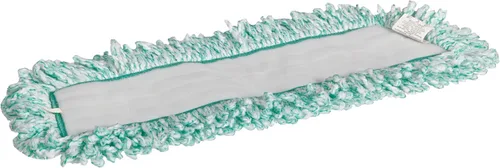 Vista 3 de Rubbermaid Commercial Products Almohadilla de polvo de microfibra comercial ligera con flecos, 18 pulgadas, verde, para limpiadores profesionales