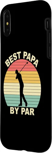 Vista 2 de iPhone XXS Best Papa By Par - Golfing Case