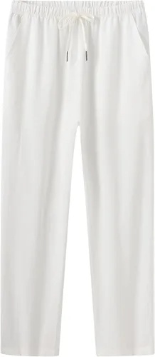 Vista 3 de MoFiz Men's Tracksuit Short Set 2 Pieces Casual Outfits Button Down Shirts Drawstring Pants Beach Vacation Suit Soft Comfy