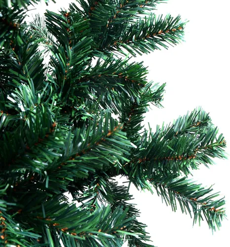 Vista 7 de GOFLAME Árbol de Navidad artificial de 4 pies con soporte de metal plegable