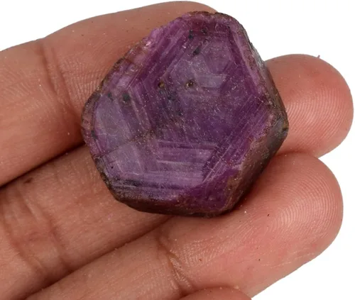 Vista 2 de GEMHUB Atractivo! Gema de rubí de estrella roja natural, 79.00 quilates con certificación Egl sin cortar V-3550, Gema, rojo