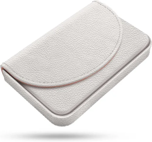 Vista 22 de Tarjetero, Estuche para Tarjetas de Visita de Cuero PU con Impresión de Color y Patrón, Porta Tarjetas con Billetera, Bolsillos Magnéticos