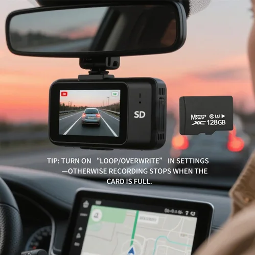 Vista 2 de Paquete de 2 tarjetas MicroSDXC de 128 GB A1 U3 V30 adaptador SD lector USB de alta resistencia TF tarjeta Dash Cam cámara de seguridad 4K
