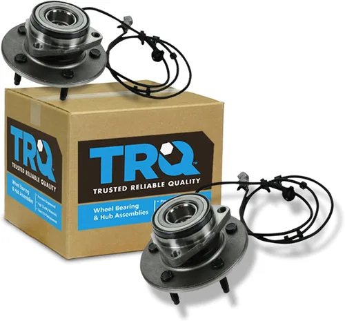 Vista 209 de TRQ Par de conjunto de cubo de cojinete de rueda delantera izquierda derecha, 2 piezas compatible con Lexus GX460 2003-2009 GX470 2003-2023 Toyota