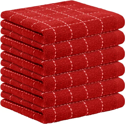 Vista 33 de Nialnant Paquete de 6 paños de cocina para lavar platos, 100% algodón, reutilizables, ultra suaves, absorbentes, de secado rápido, paños de cocina