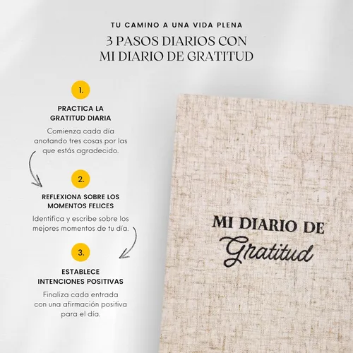 Vista 2 de Mi Diario de Gratitud, Diario Original de Agradecimiento, Libreta de Gratitud, Cuaderno de Agradecimiento, Journal de Reflexion y Manifestacion