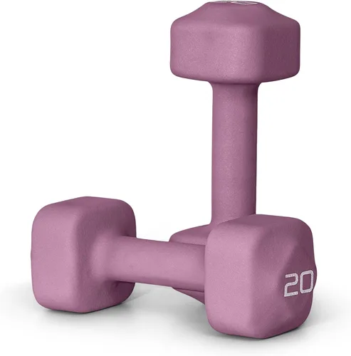 Vista 62 de Tone Fitness Pares de Mancuernas de Pesas de Neopreno con Cabeza Cuadrada Antirrodamiento Múltiples Opciones