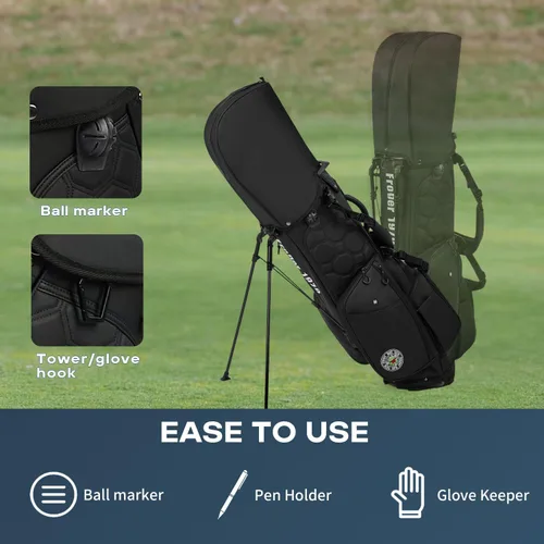 Vista 4 de Bolsa de Golf de Pie BeyBay - Bolsas de Golf Ligeras para Hombres y Mujeres, Bolsa de Golf de Pie con Capacidad para 14 Palos de Golf - Divisores