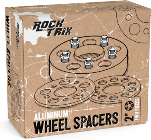 Vista 2 de RockTrix 4x4 Espaciadores de rueda, espaciadores de rueda para carrito de golf de 1 pulgada de espesor Compatibles con EZ GO EZGO Club Car, tuercas