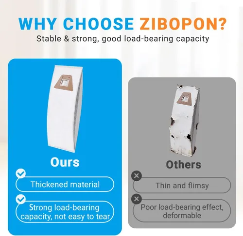 Vista 6 de Bolsas de vacío Style ST compatibles con aspiradora vertical comercial Sanitaire: serie S600 SC600 SC678 SC688 SC800 SC888 SC888J SC889, parte #