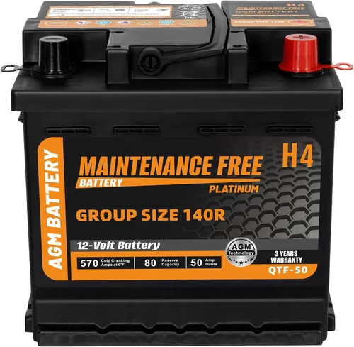 Vista 13 de 1AUTODEPOT Premium Maintenance Free AGM Car Battery