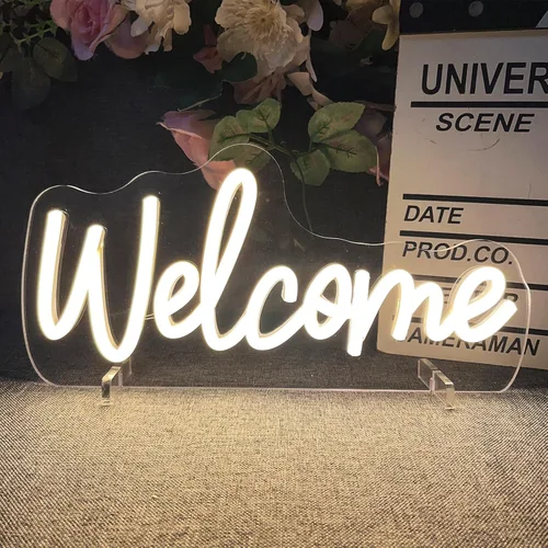 Vista 9 de Letrero de neón con número de mesa Cheers, lámpara de escritorio, luz nocturna, letra de boda, letrero de neón LED, decoración de mesa de boda, luz