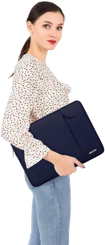 Vista 6 de MOSISO - Funda vertical con bolsillo para laptop portátil, hecha de poliéster