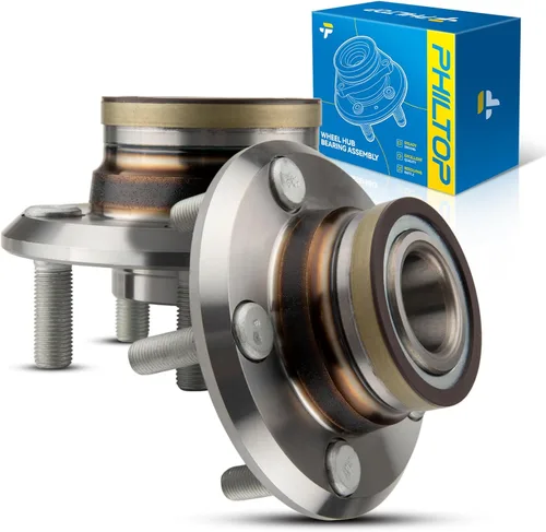 Vista 58 de PHILTOP Conjunto de cojinete de rueda y cubo trasero 512012, 5 orejetas para Golf 1999-2005, Beetle 1998-2010, TT Quattro 2000-2006, TT 2000-2006