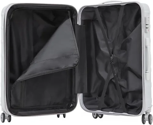 Vista 4 de SIRAKU Carryon Luggage - Juego de 3 piezas, maleta giratoria rígida y ligera, cerradura TSA