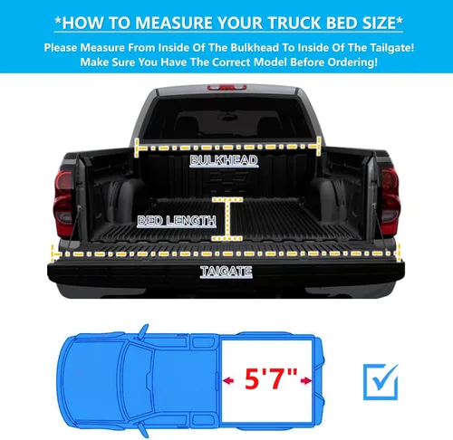 Vista 2 de Mamoru - Funda enrollable suave de 5'7" para cama de camioneta, compatible con Ram 1500 2019-2026 nuevo estilo de cuerpo, funda tonneau de vinilo