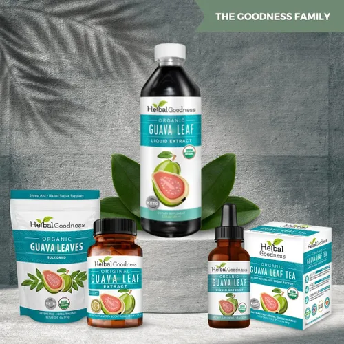 Vista 7 de Extracto de hoja de guayaba líquido de 12 onzas Hojas de guayaba orgánicas Hojas de guayaba orgánica, suplemento de guayaba apoya la digestión