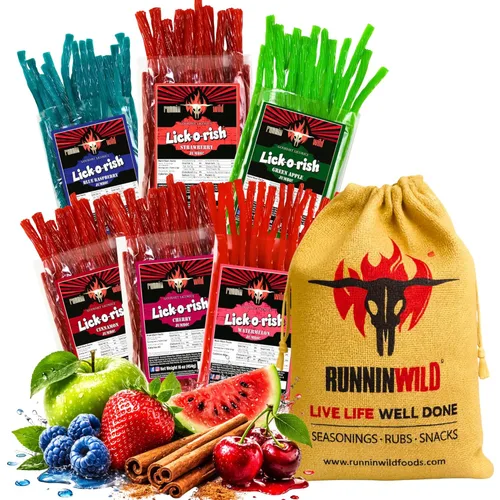 Vista 9 de Caramelo de regaliz negro – Classic Gourmet Lick-o-rish Sabor suave, masticable y audaz Paquete a granel de 3 libras