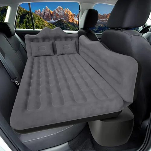 Vista 12 de colchón de aire para coche, colchón inflable para SUV y camión, colchón de aire para asiento trasero, cama inflable para camping, colchón de aire