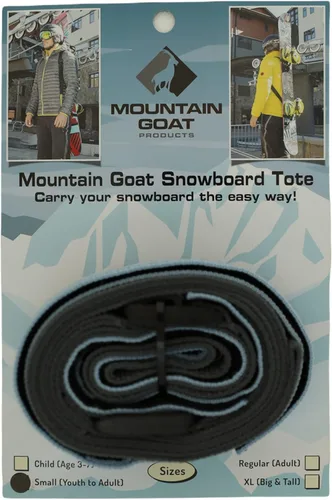Vista 2 de Mountain Goat Mochila de snowboard para hacer senderismo con manos libres, mochila de esquí ligera, correa de hombro compacta para llevar tabla