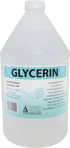 Vista 3 de Glicerina USP de calidad alimentaria 99.7 %, derivado puro de glicerina de soja/vegetal, 1
