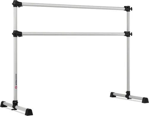 Vista 17 de VITA Barre Barra de Ballet Doble Portátil Independiente, Prodigy, Aluminio Altura Ajustable, Fabricada en Estados Unidos, Equipo de Ejercicio