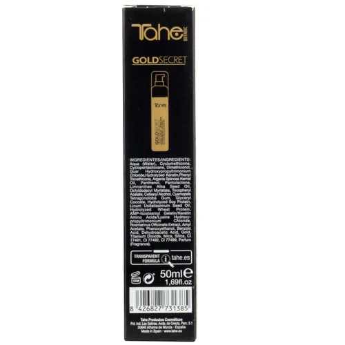 Vista 5 de Tahe Gold Secret - Suero para el cabello con queratina activa y oro líquido, 1.7 fl oz