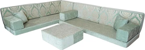 Vista 23 de arabicsofa Sofá de Majlis Árabe – Asientos de Piso Modulares Hechos a Mano