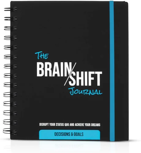 The Behavior Shift Brain Shift Journal: Decisiones y objetivos - Planificador de productividad con indicaciones guiadas para crecimiento personal,