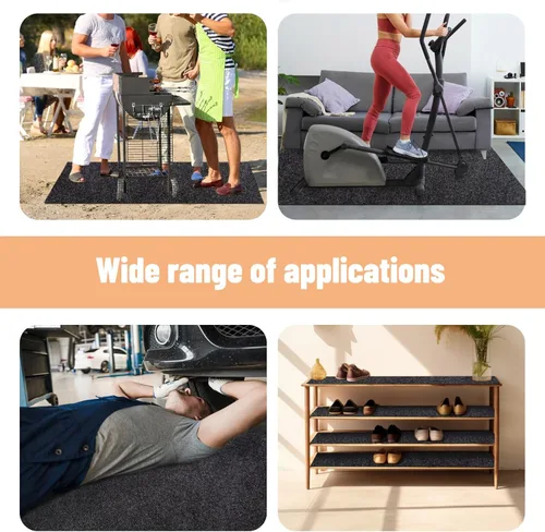 Vista 7 de Alfombra para cobertizo de almacenamiento al aire libre de 5 x 3 pies, alfombra impermeable para piso de cobertizo pequeño, alfombra lavable