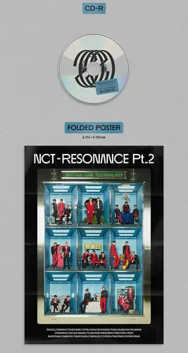 Vista 3 de NCT 2020 [RESONANCE] PT. 2 2nd Album ARRIVAL Ver. 1ea CD+1ea Photo Card+1ea Access Card+1ea Sticker+1ea Folding Poster(On pack)+ETC+TRACKING CODE