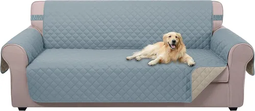 Vista 62 de U-NICE HOME - Fundas para sillas reclinables, reversibles, con correas elásticas, resistentes al agua, con acolchado de diamante, para proteger